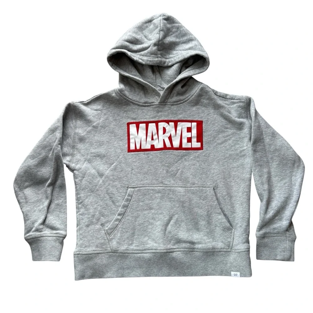 Gap‎ Marvel Hoodie Gray Boys Size 8